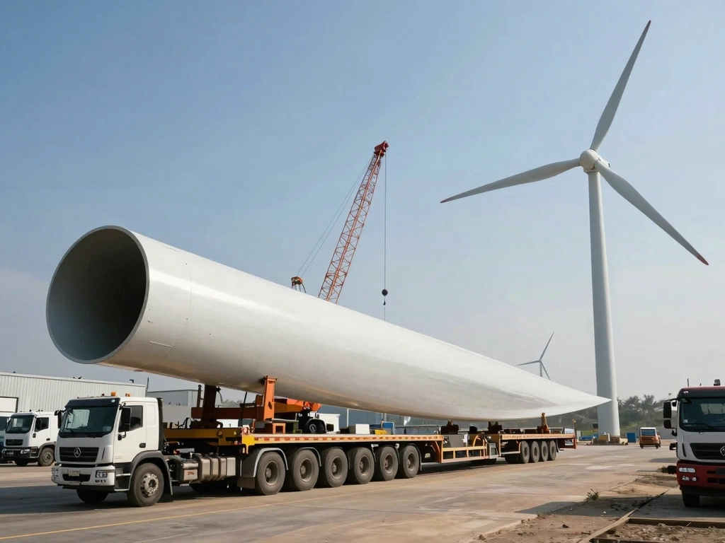 Optimizing Wind Turbine Blade Transportation Logistics for Efficiency